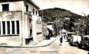 El-Milia - La Poste et la Grande Rue - 1935